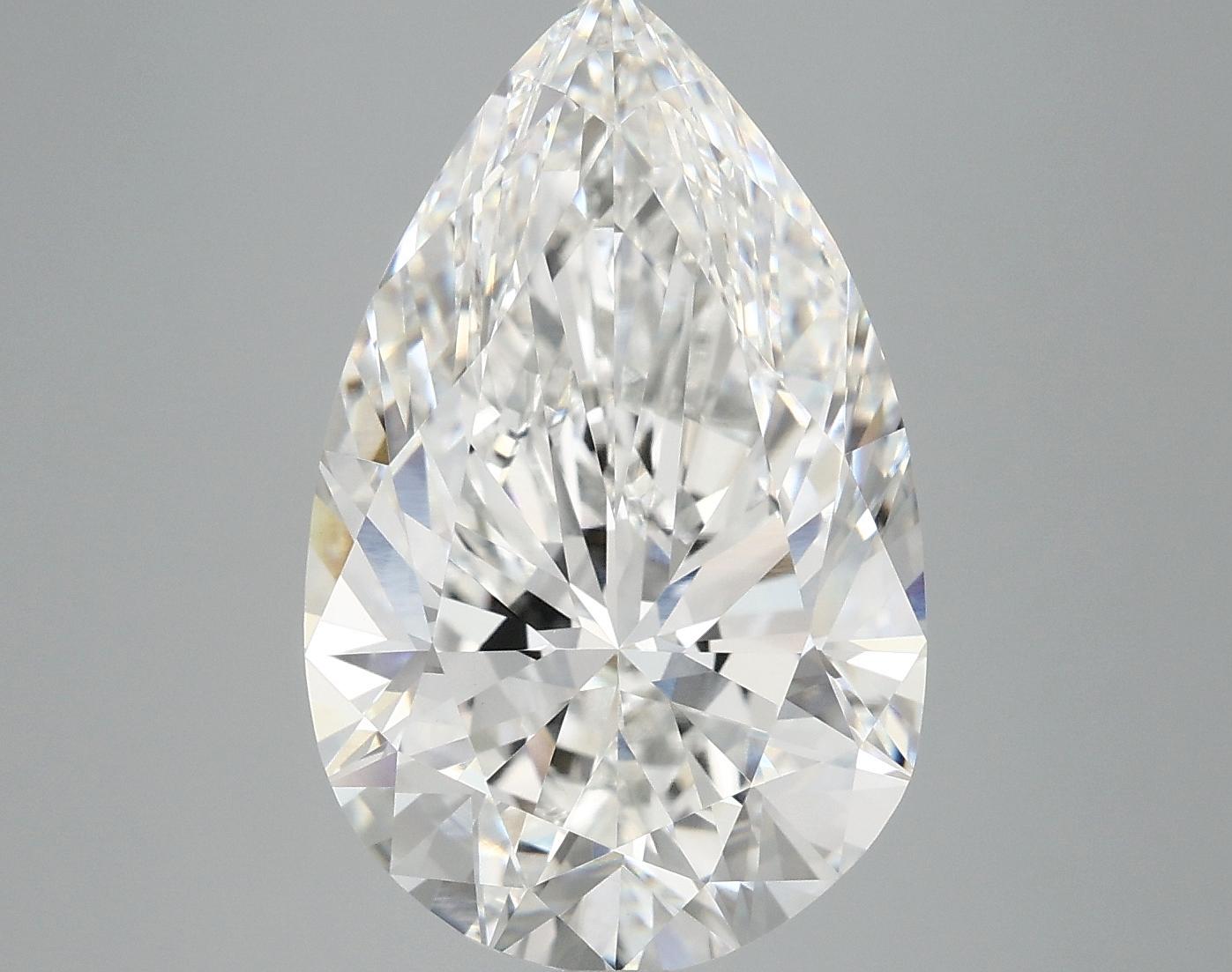 7.11 Carat Pear Shaped Ideal Cut VVS2 IGI Certified Lab Grown Diamond