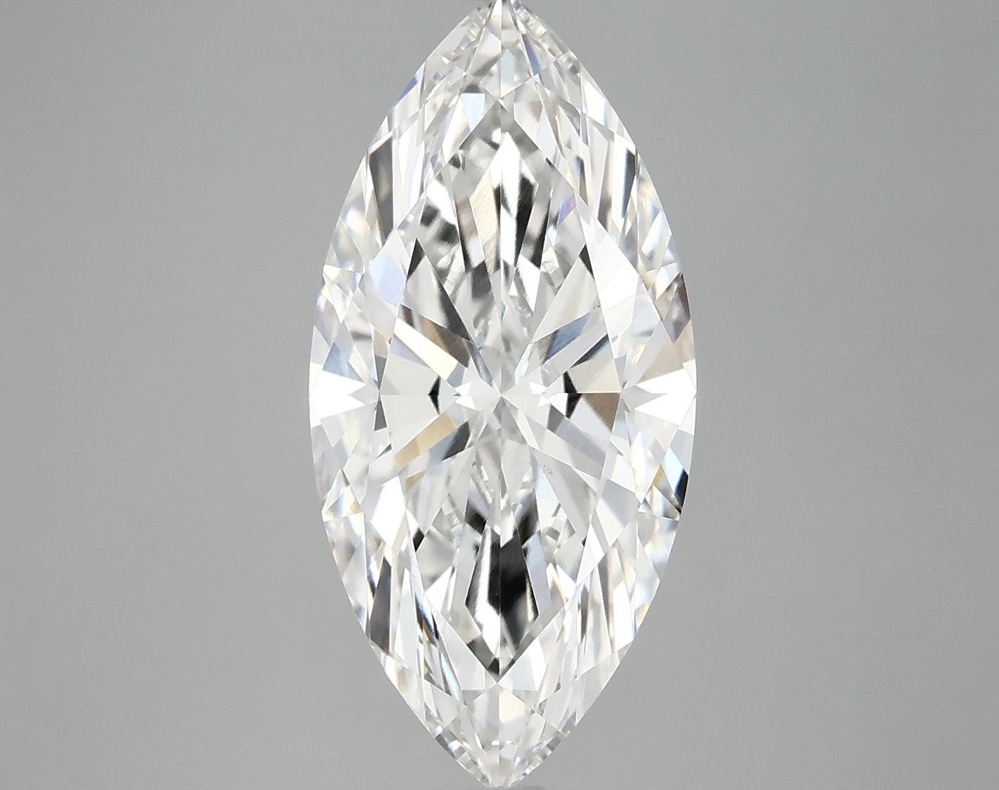 3.89 Carat Marquise Shaped Excellent Cut VS1 IGI Certified Lab Grown Diamond