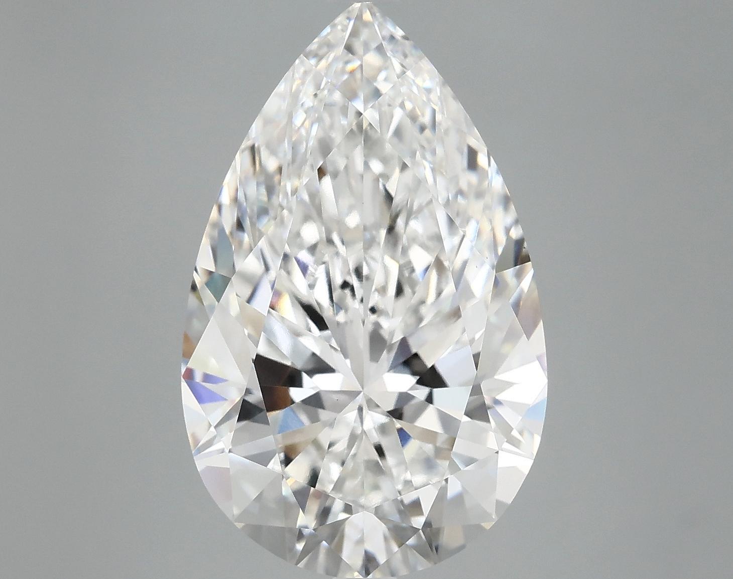 7.31 Carat Pear Shaped Ideal Cut VS1 IGI Certified Lab Grown Diamond