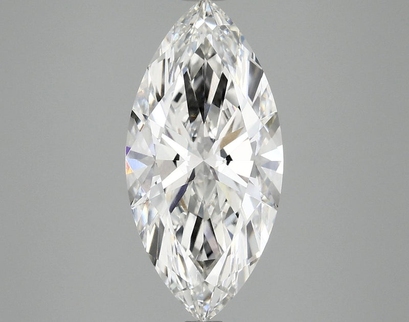 3.14 Carat Marquise Shaped Excellent Cut VVS2 IGI Certified Lab Grown Diamond