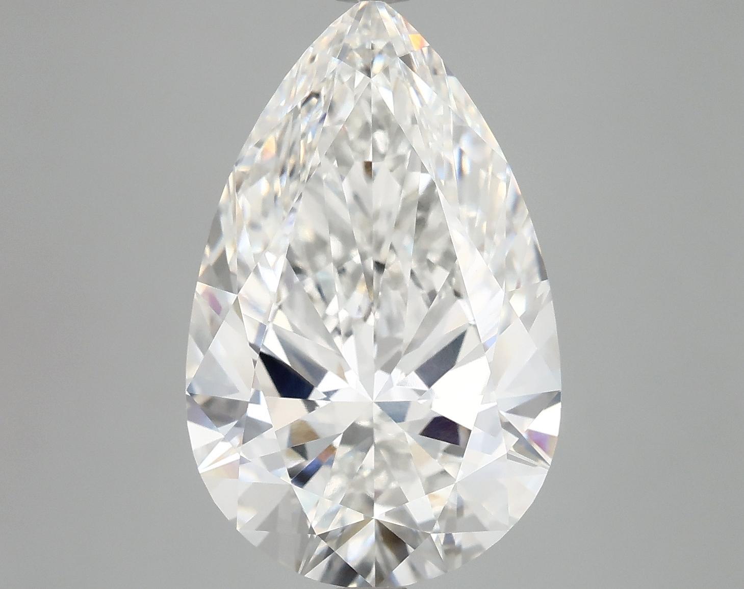 7.29 Carat Pear Shaped Ideal Cut VS1 IGI Certified Lab Grown Diamond