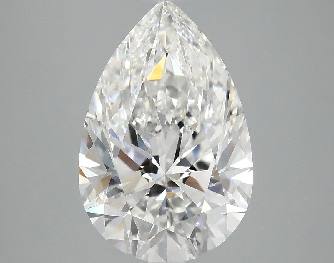 3.97 Carat Pear Shaped Excellent Cut VVS2 IGI Certified Lab Grown Diamond