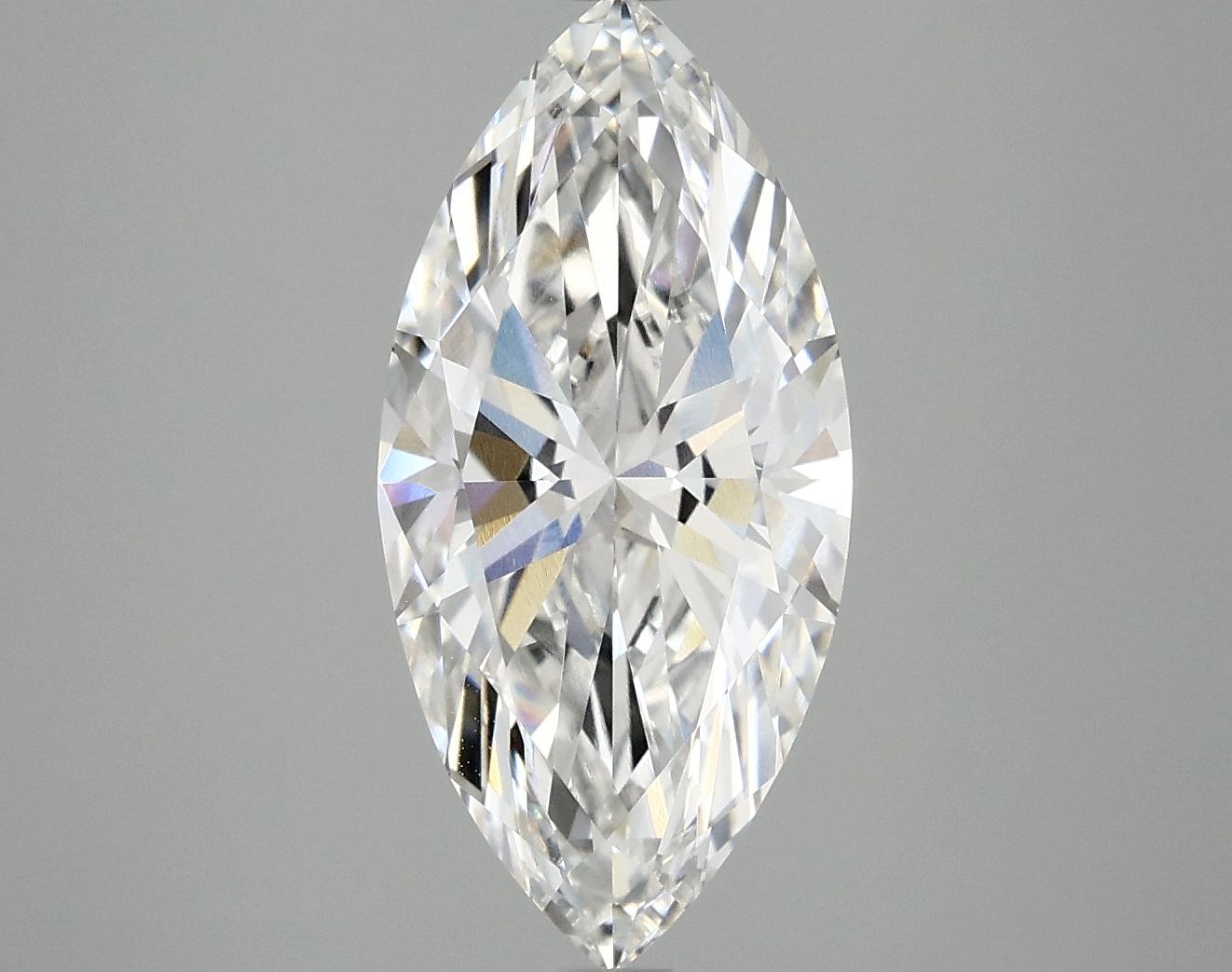 3.08 Carat Marquise Shaped Excellent Cut VS1 IGI Certified Lab Grown Diamond