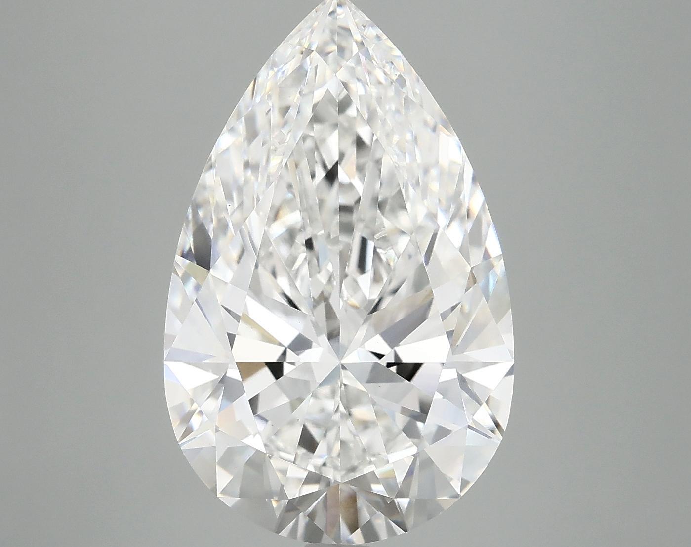 6.75 Carat Pear Shaped Ideal Cut VS1 IGI Certified Lab Grown Diamond