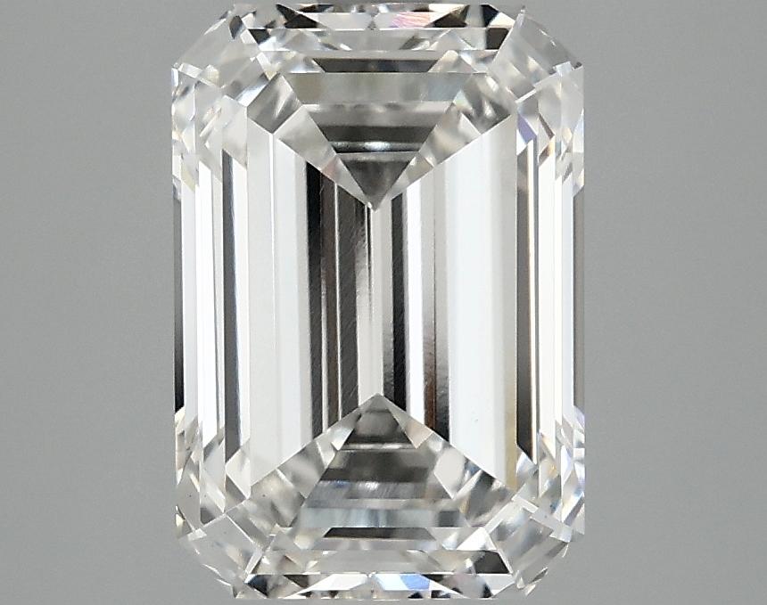 3.05 Carat Emerald Shaped Ideal Cut VVS2 IGI Certified Lab Grown Diamond