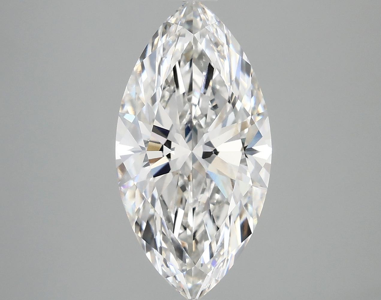 3.07 Carat Marquise Shaped Ideal Cut VS1 IGI Certified Lab Grown Diamond