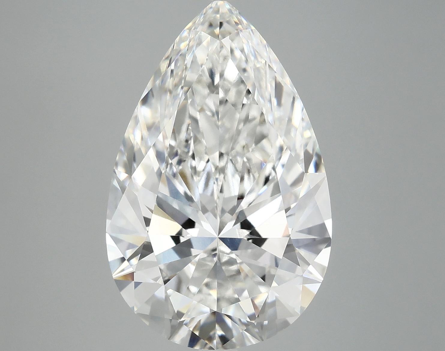 7.19 Carat Pear Shaped Ideal Cut VVS2 IGI Certified Lab Grown Diamond