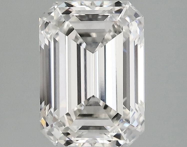 2.1 Carat Emerald Shaped Excellent Cut VVS2 IGI Certified Lab Grown Diamond
