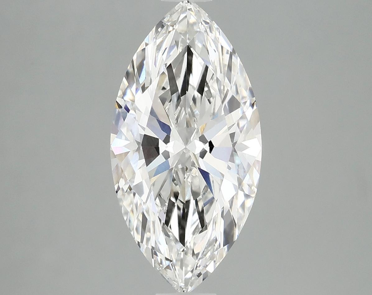 2.55 Carat Marquise Shaped Ideal Cut VVS2 IGI Certified Lab Grown Diamond