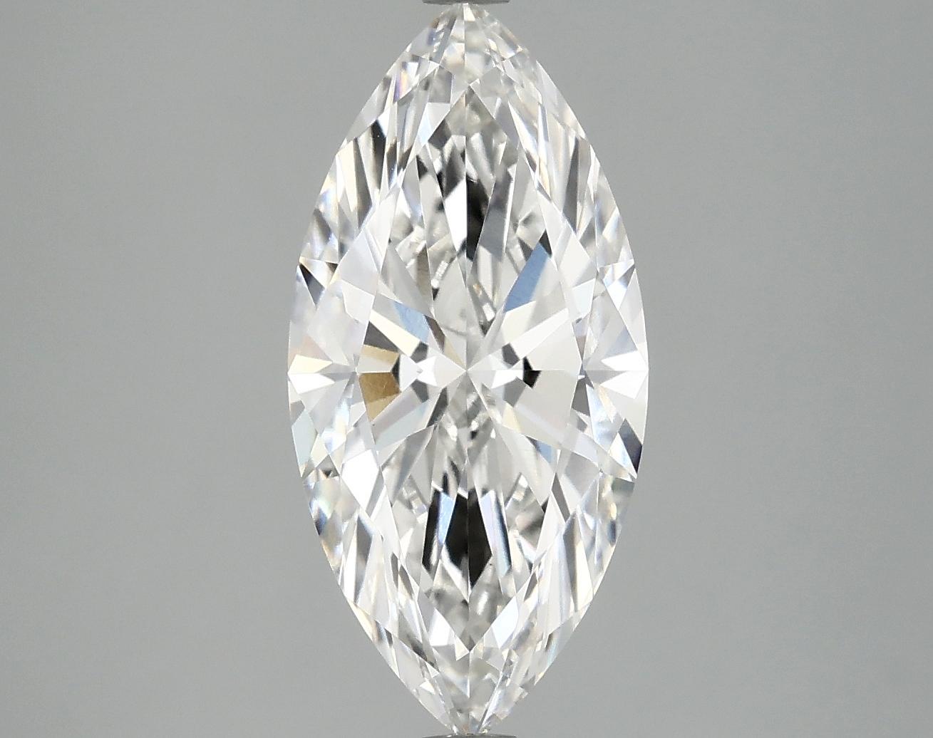 3.09 Carat Marquise Shaped Excellent Cut VS1 IGI Certified Lab Grown Diamond