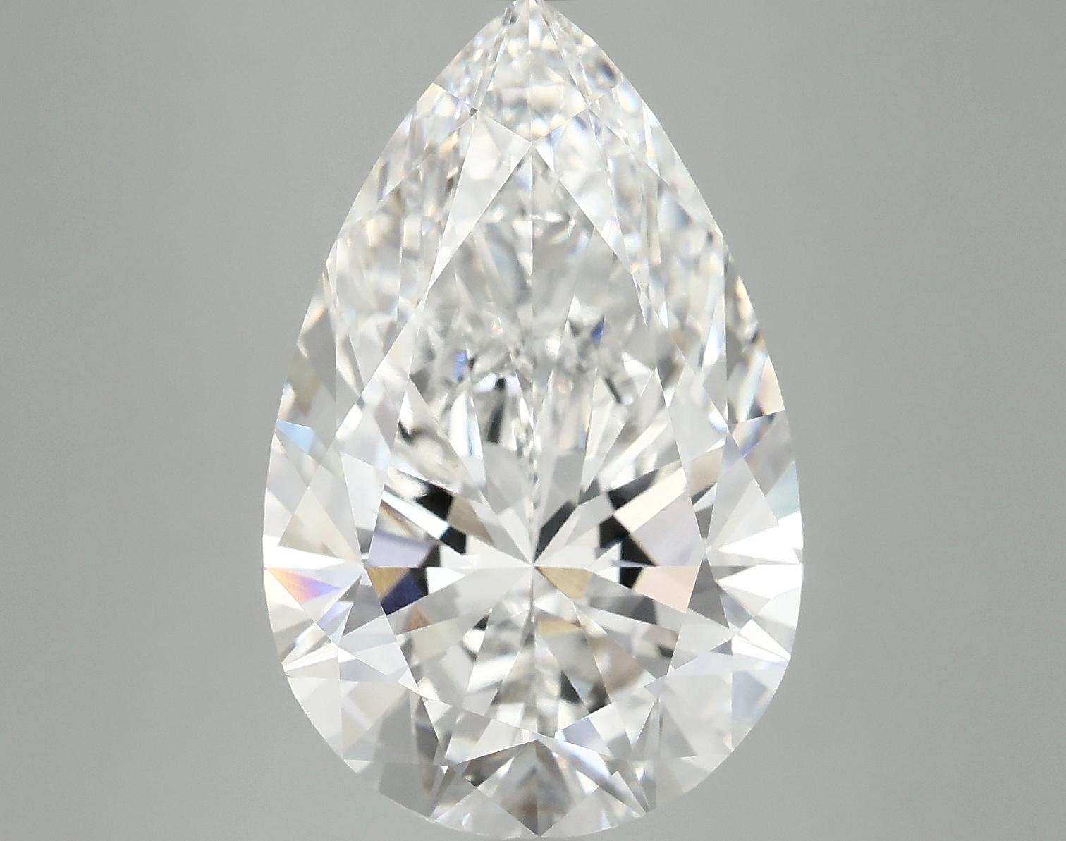 7.9 Carat Pear Shaped Ideal Cut VVS2 IGI Certified Lab Grown Diamond