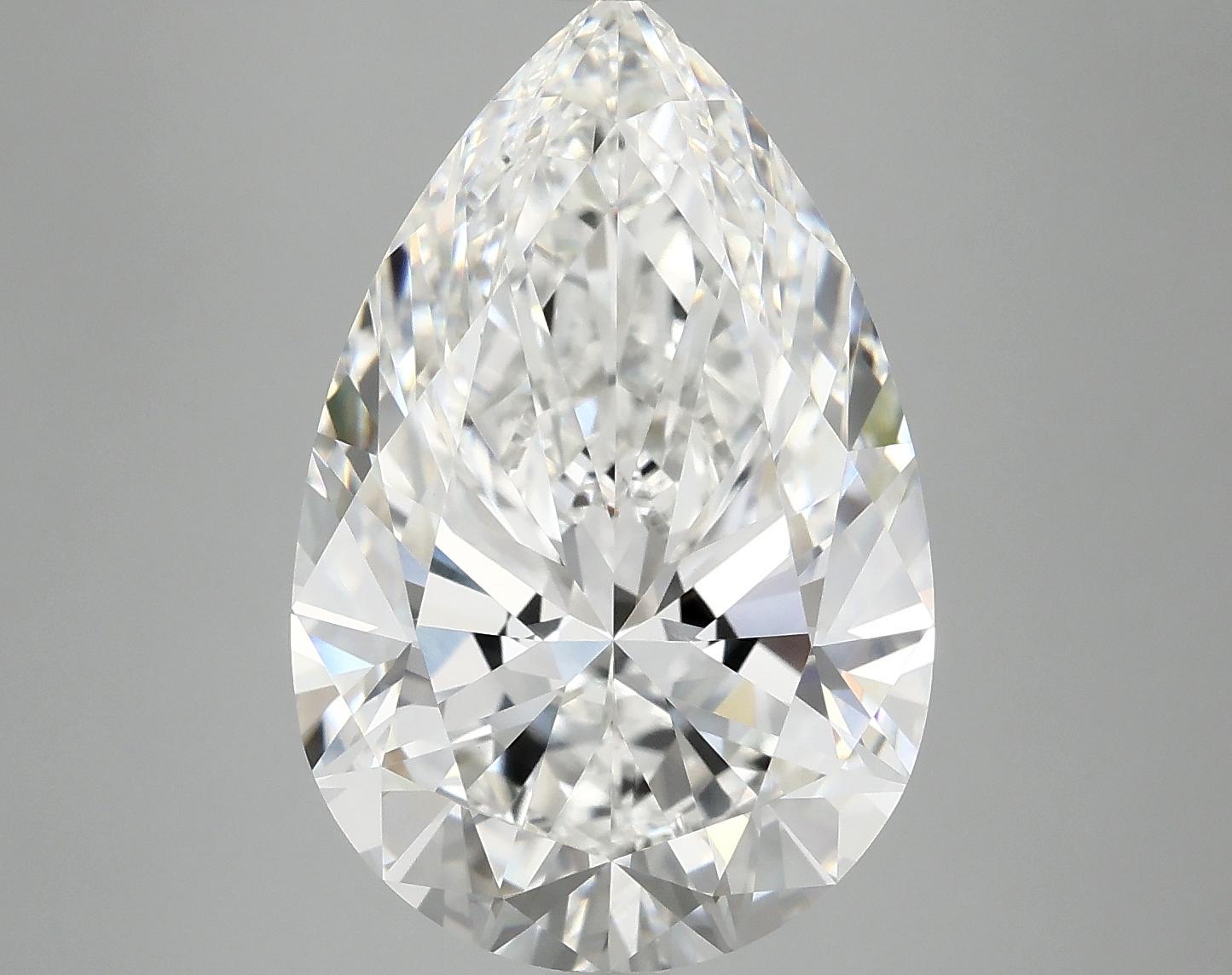 7.9 Carat Pear Shaped Excellent Cut VVS2 IGI Certified Lab Grown Diamond