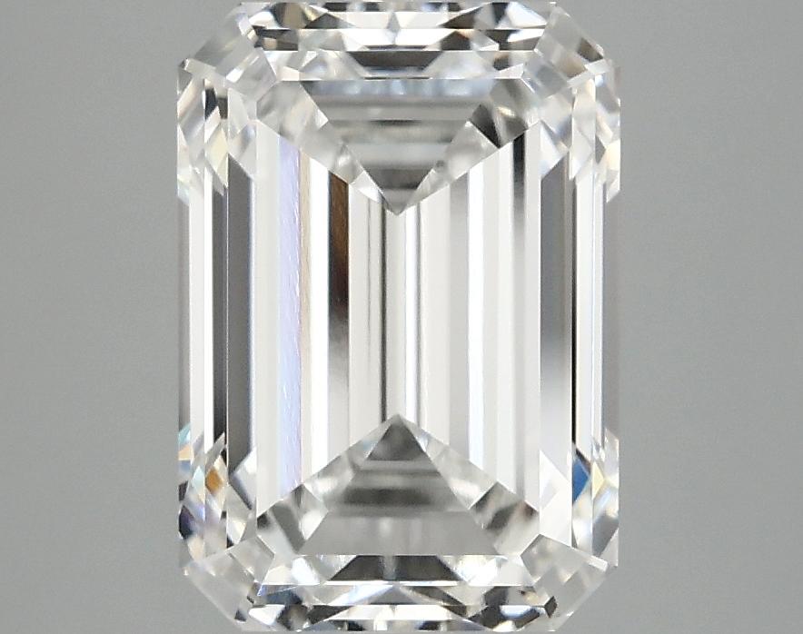 3.73 Carat Emerald Shaped Ideal Cut VVS2 IGI Certified Lab Grown Diamond