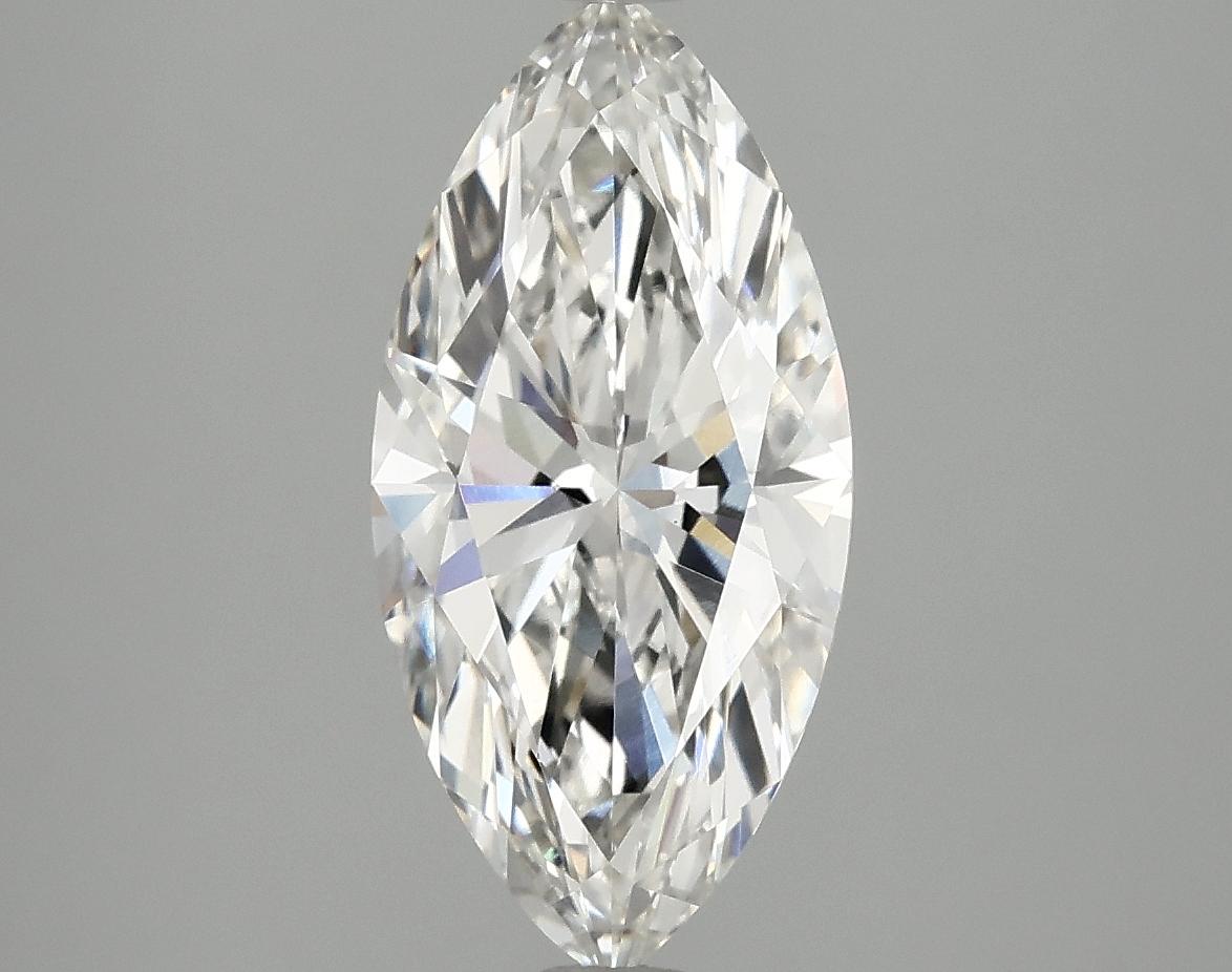 2.45 Carat Marquise Shaped Excellent Cut VVS2 IGI Certified Lab Grown Diamond
