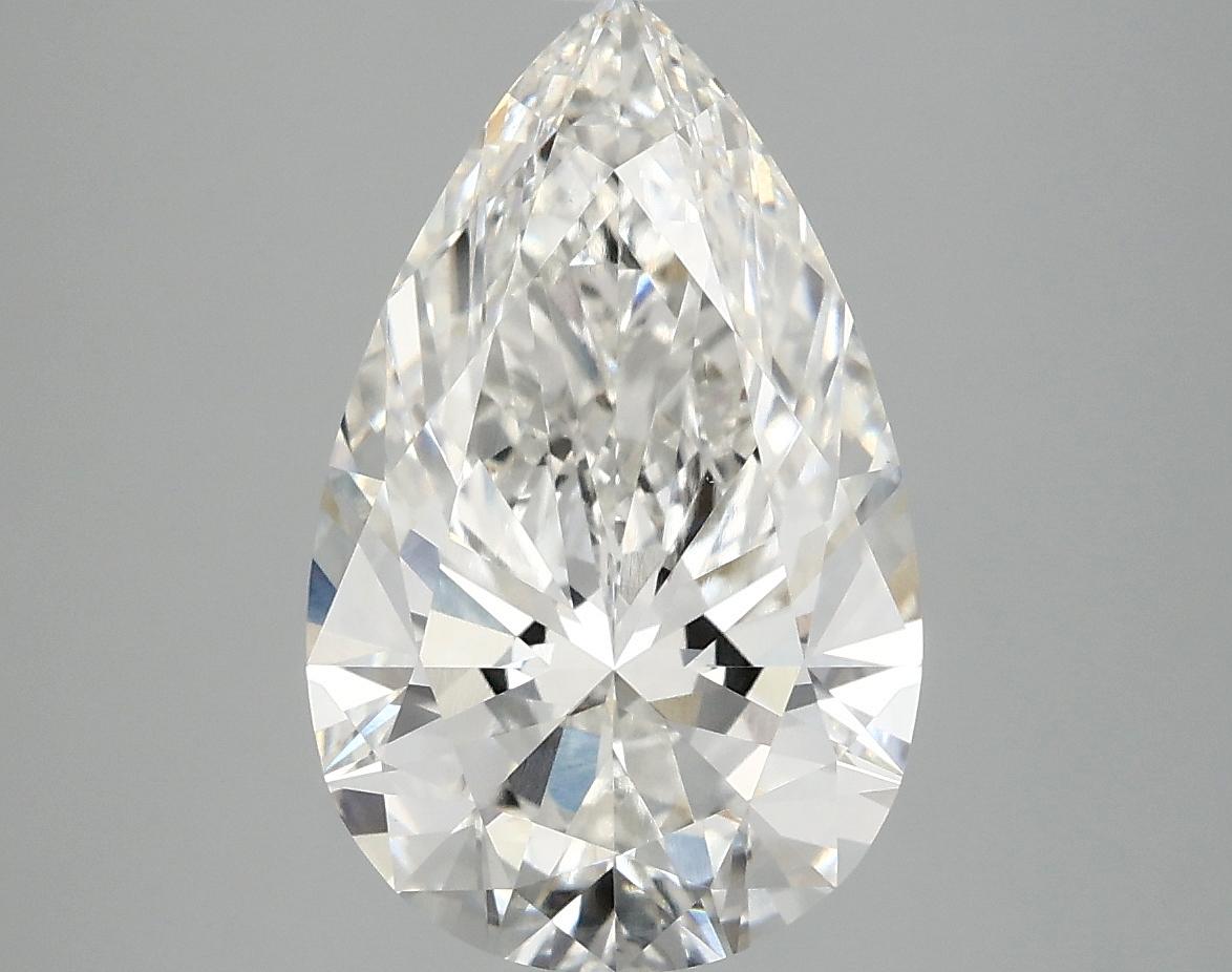 3.86 Carat Pear Shaped Ideal Cut VVS2 IGI Certified Lab Grown Diamond