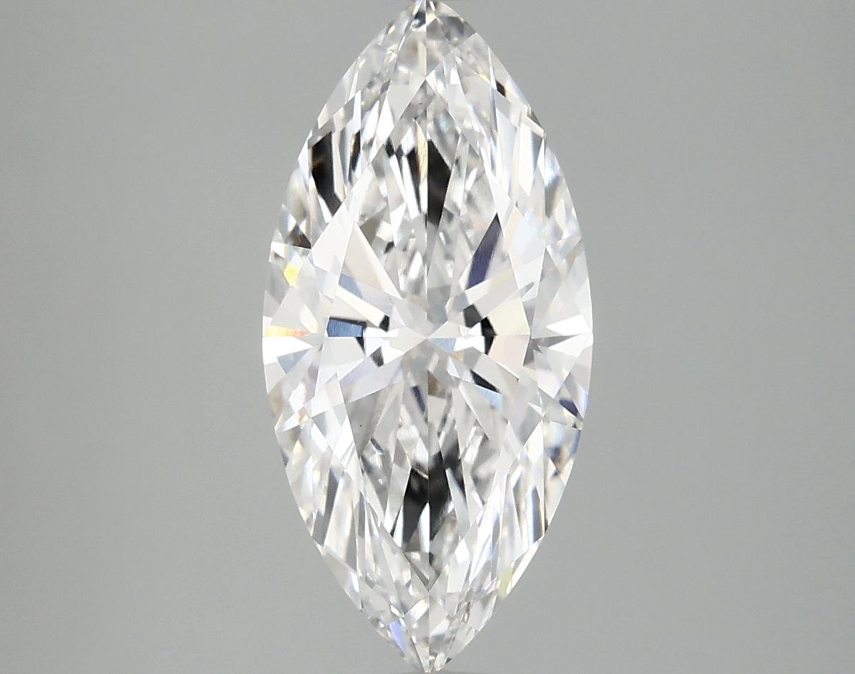 2.5 Carat Marquise Shaped Excellent Cut VVS2 IGI Certified Lab Grown Diamond