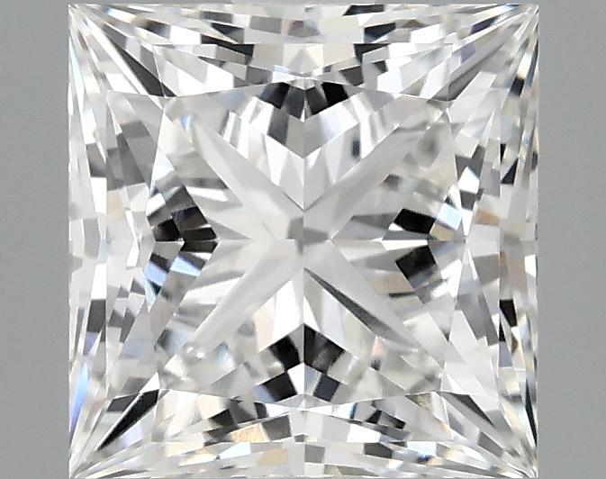 2.09 Carat Princess Shaped Ideal Cut VVS2 IGI Certified Lab Grown Diamond