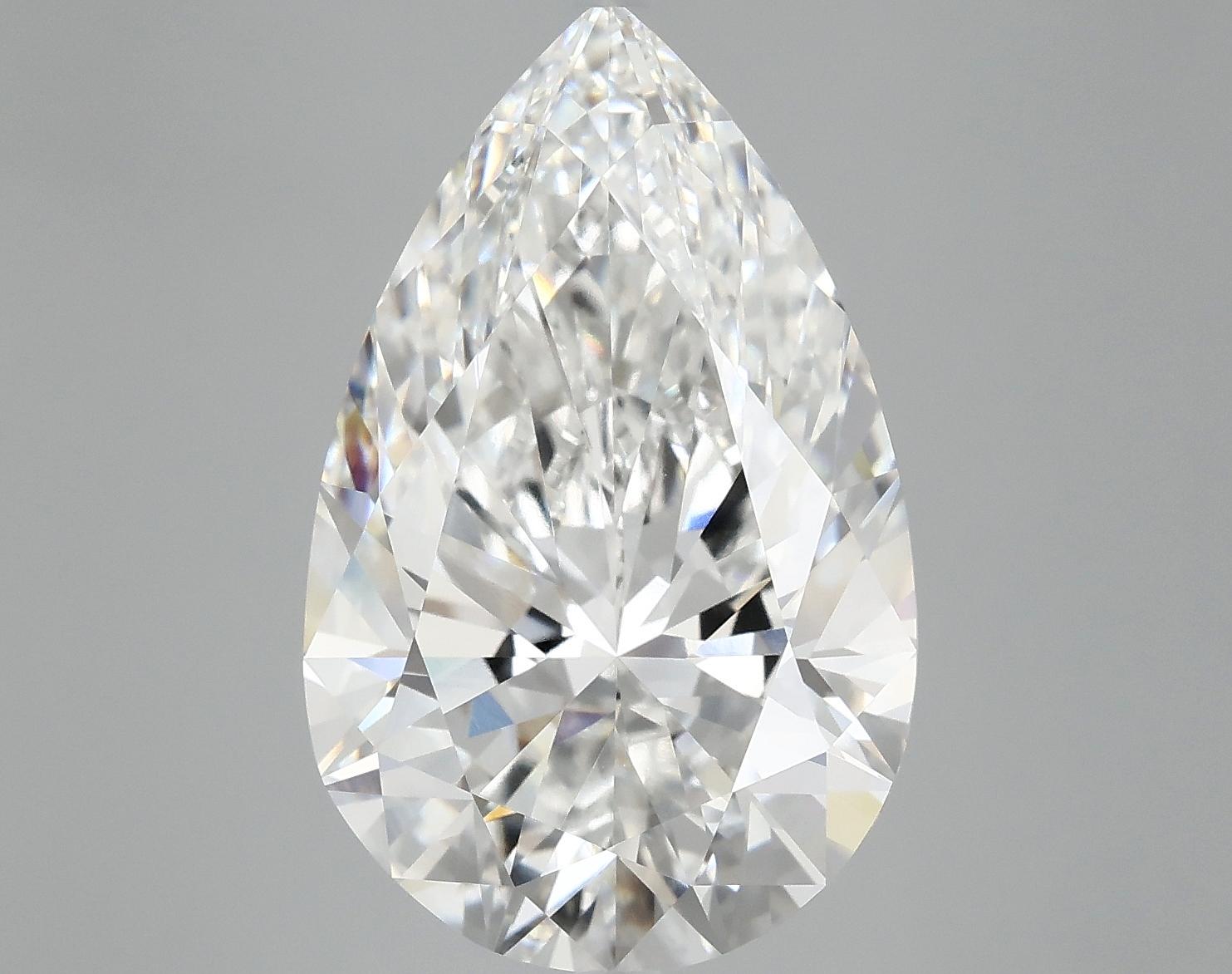 7.98 Carat Pear Shaped Ideal Cut VVS2 IGI Certified Lab Grown Diamond