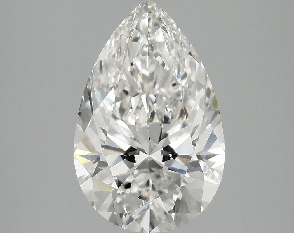 2.52 Carat Pear Shaped Ideal Cut VVS2 IGI Certified Lab Grown Diamond