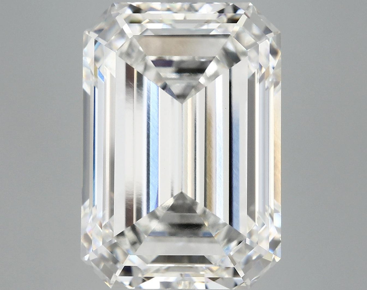 12.17 Carat Emerald Shaped Ideal Cut VVS2 IGI Certified Lab Grown Diamond