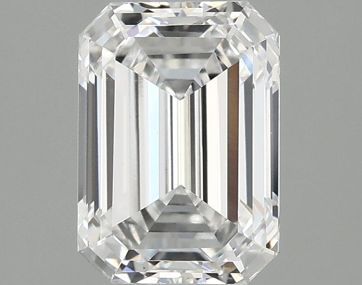 2.1 Carat Emerald Shaped Ideal Cut VS1 IGI Certified Lab Grown Diamond