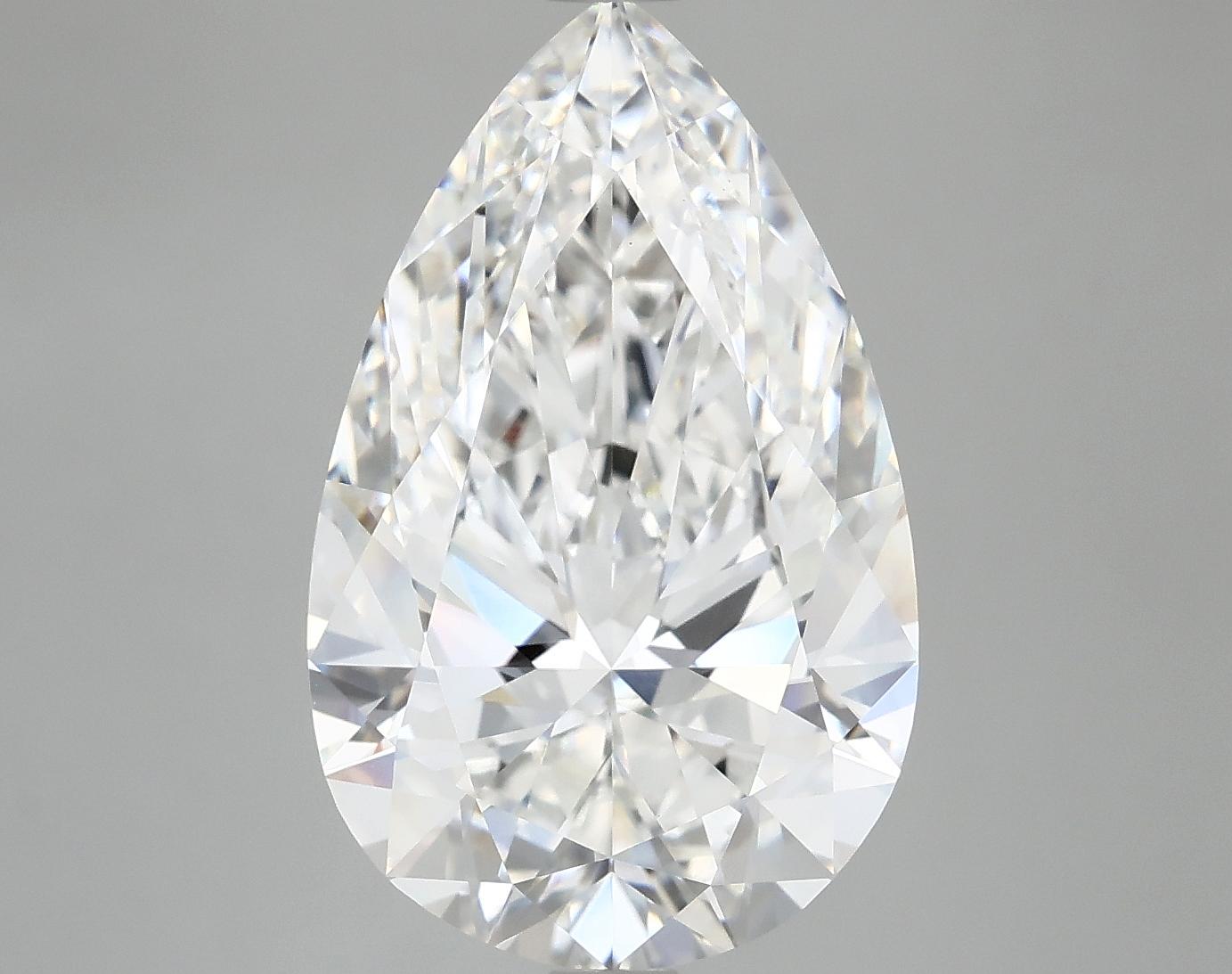 6.5 Carat Pear Shaped Ideal Cut VS1 IGI Certified Lab Grown Diamond