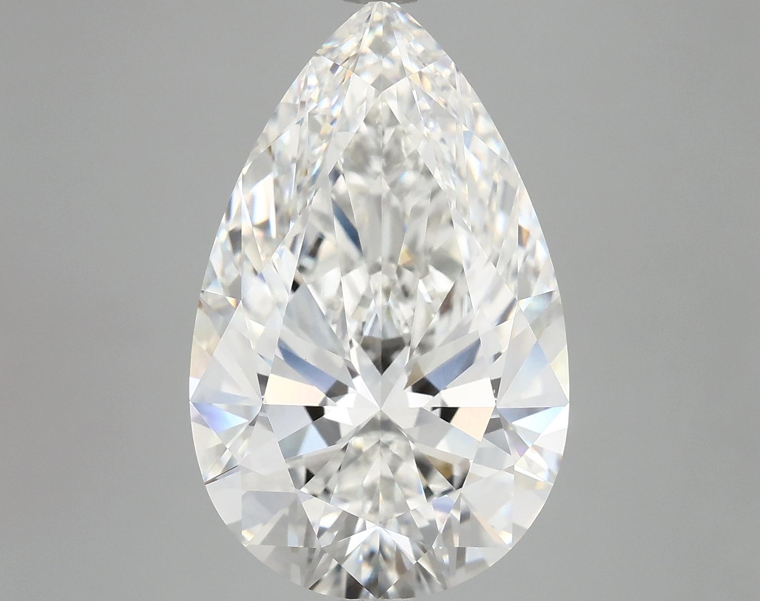 7.19 Carat Pear Shaped Ideal Cut VVS2 IGI Certified Lab Grown Diamond