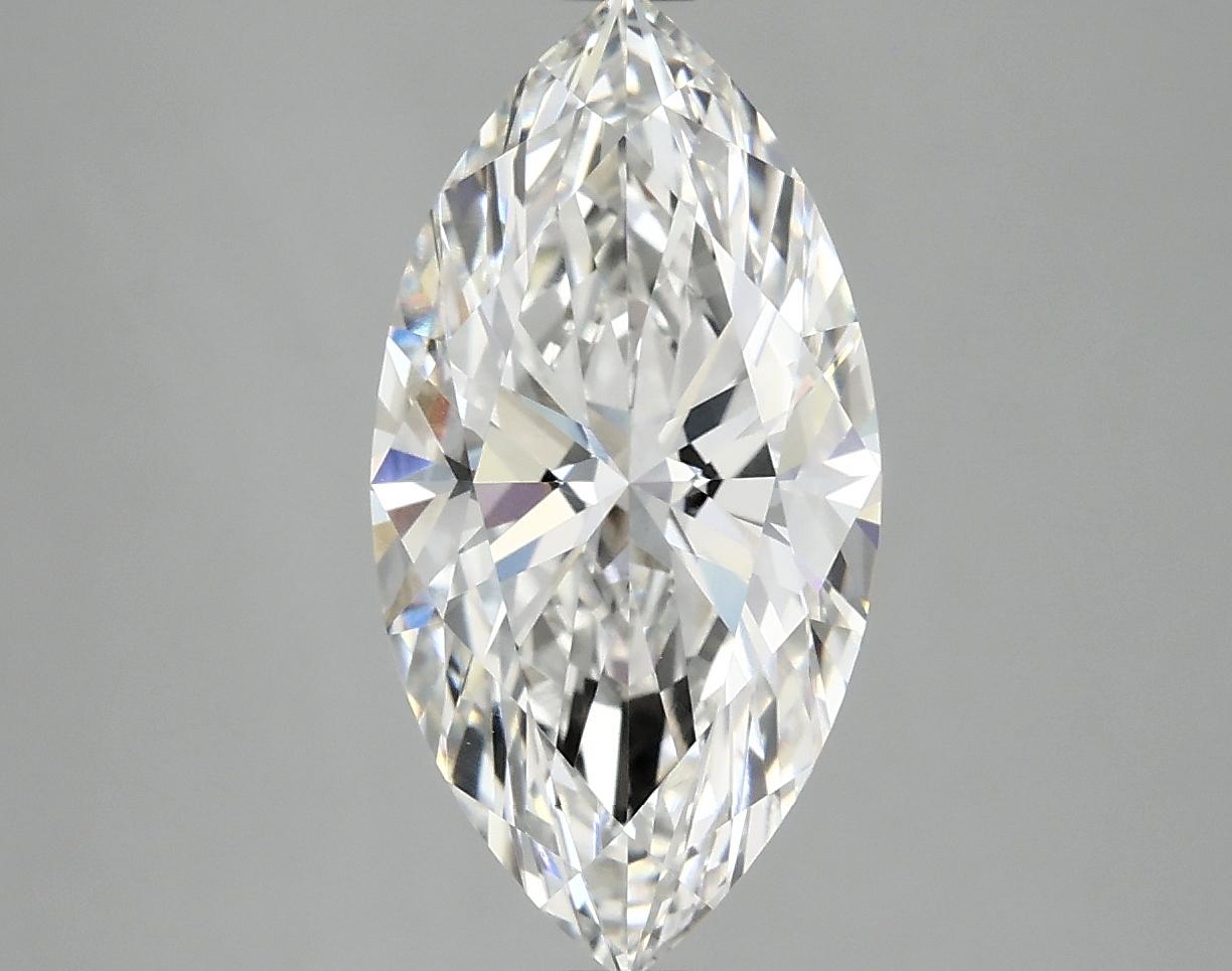 3.08 Carat Marquise Shaped Ideal Cut VVS2 IGI Certified Lab Grown Diamond
