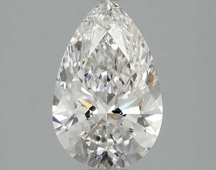 1.59 Carat Pear Shaped Ideal Cut VVS2 IGI Certified Lab Grown Diamond