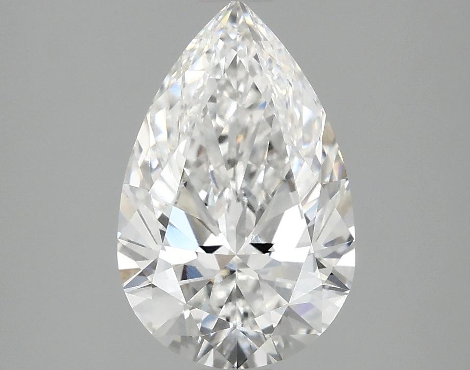 2.0 Carat Pear Shaped Ideal Cut VVS2 IGI Certified Lab Grown Diamond