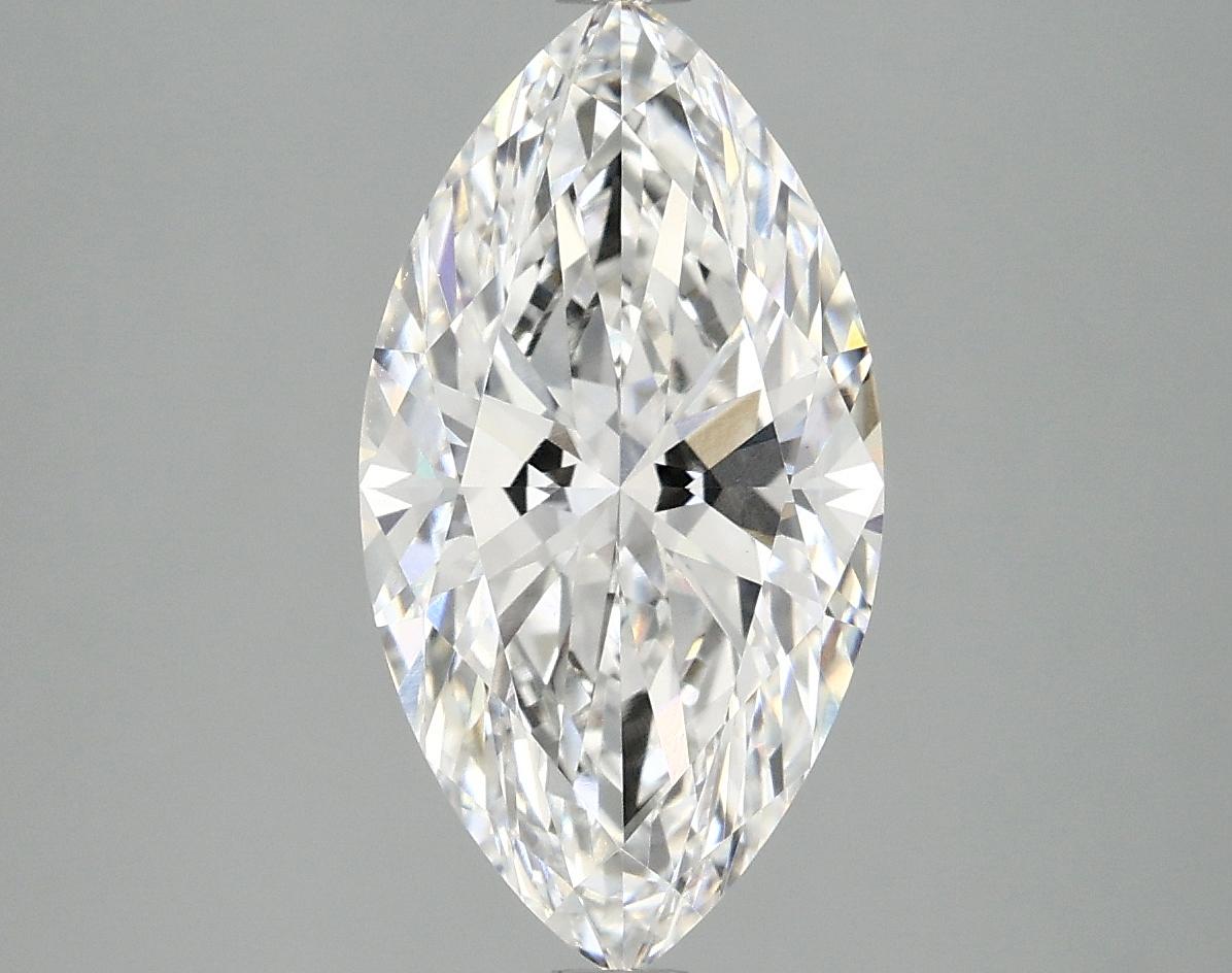 3.1 Carat Marquise Shaped Excellent Cut VVS2 IGI Certified Lab Grown Diamond