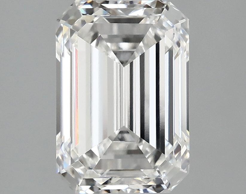 2.56 Carat Emerald Shaped Ideal Cut VVS2 IGI Certified Lab Grown Diamond