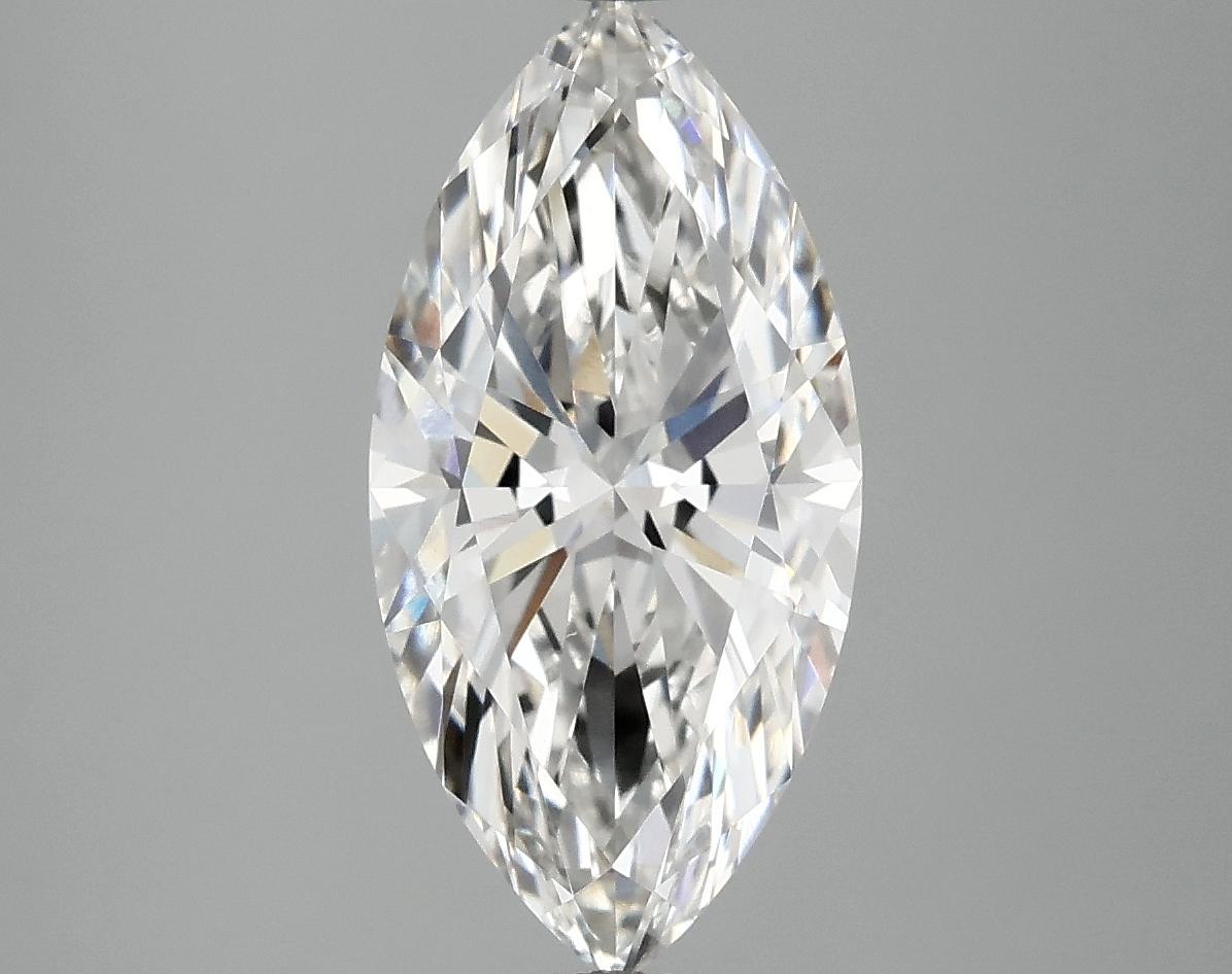 2.57 Carat Marquise Shaped Ideal Cut VVS2 IGI Certified Lab Grown Diamond