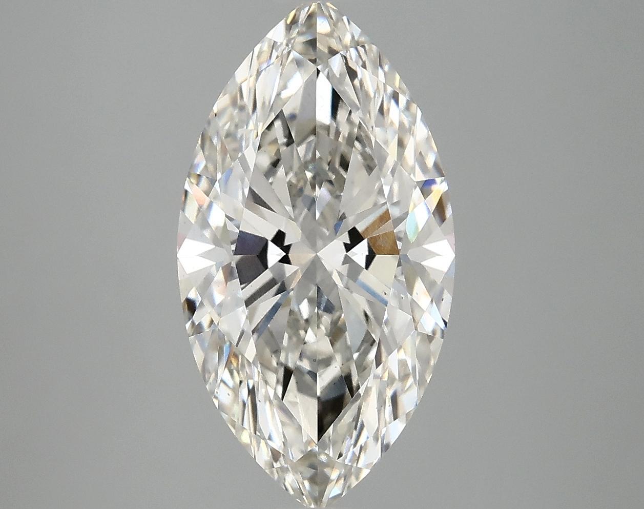 3.58 Carat Marquise Shaped Excellent Cut VS2 IGI Certified Lab Grown Diamond