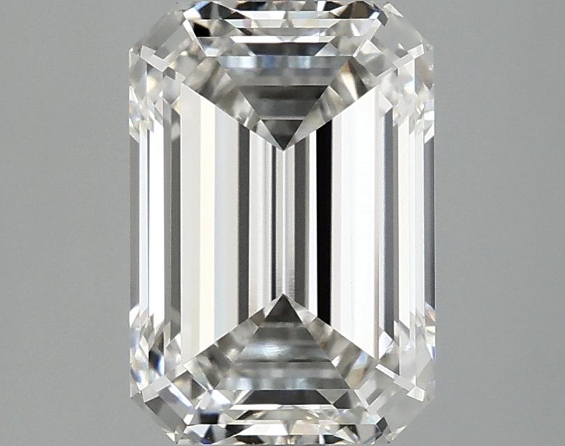 2.57 Carat Emerald Shaped Ideal Cut VVS2 IGI Certified Lab Grown Diamond