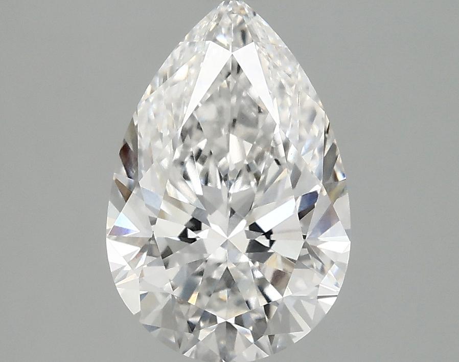 2.05 Carat Pear Shaped Excellent Cut VVS2 IGI Certified Lab Grown Diamond