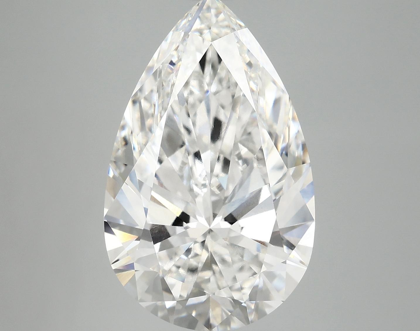 7.15 Carat Pear Shaped Ideal Cut VVS2 IGI Certified Lab Grown Diamond