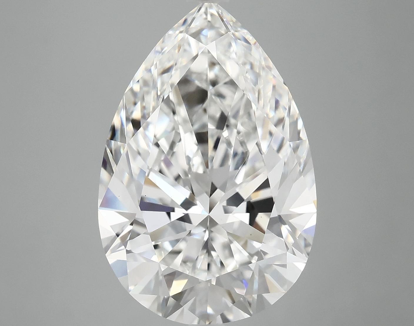 7.61 Carat Pear Shaped Excellent Cut VS1 IGI Certified Lab Grown Diamond