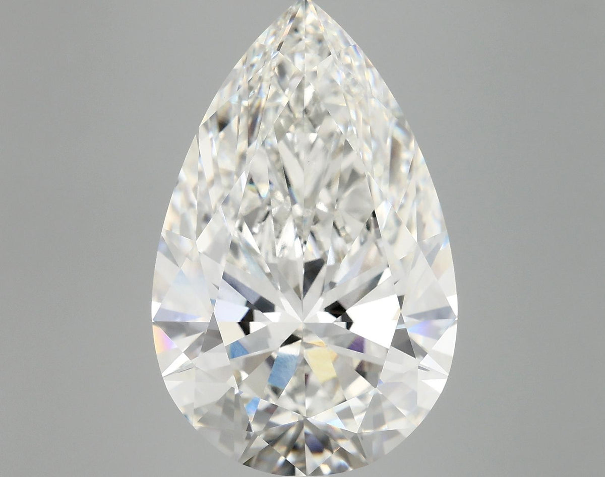 10.56 Carat Pear Shaped Ideal Cut VVS2 IGI Certified Lab Grown Diamond
