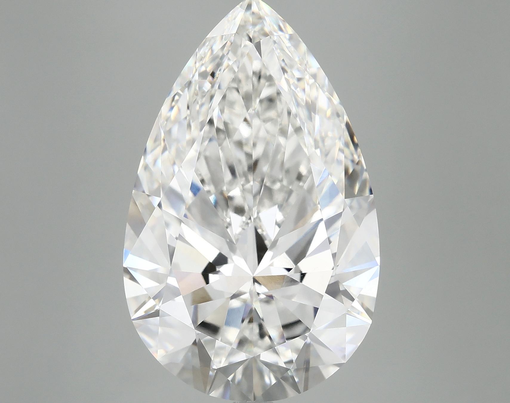 11.18 Carat Pear Shaped Ideal Cut VVS2 IGI Certified Lab Grown Diamond