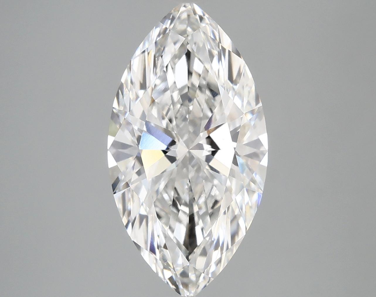 3.18 Carat Marquise Shaped Excellent Cut VVS2 IGI Certified Lab Grown Diamond