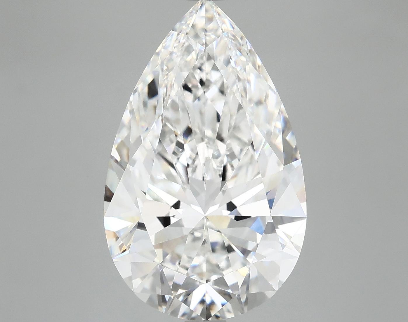6.8 Carat Pear Shaped Ideal Cut VVS2 IGI Certified Lab Grown Diamond