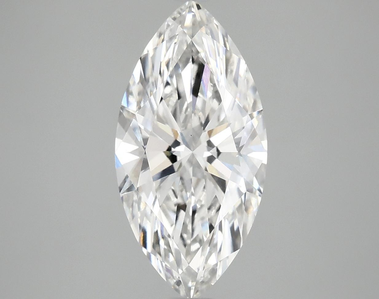 2.54 Carat Marquise Shaped Ideal Cut VS1 IGI Certified Lab Grown Diamond