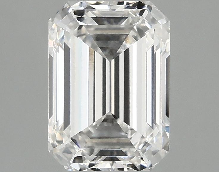 2.07 Carat Emerald Shaped Ideal Cut VVS2 IGI Certified Lab Grown Diamond