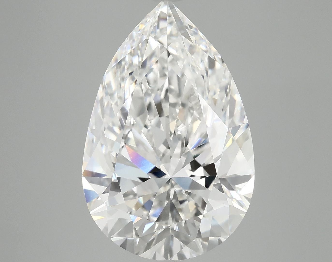 6.52 Carat Pear Shaped Excellent Cut VS1 IGI Certified Lab Grown Diamond