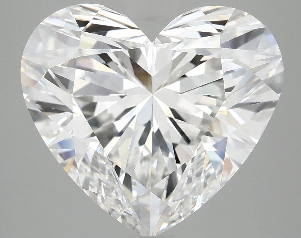 6.17 Carat Heart Shaped Ideal Cut VVS2 IGI Certified Lab Grown Diamond