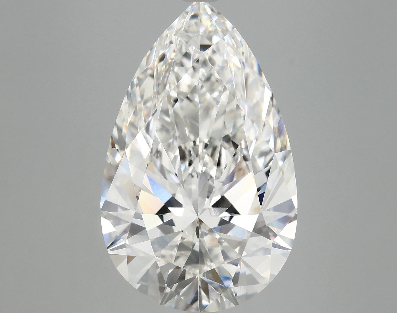 7.7 Carat Pear Shaped Ideal Cut VVS2 IGI Certified Lab Grown Diamond
