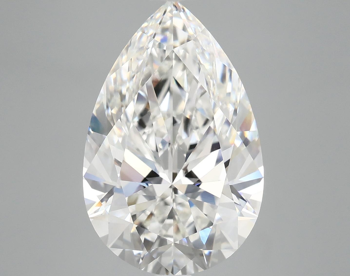 7.18 Carat Pear Shaped Excellent Cut VS1 IGI Certified Lab Grown Diamond