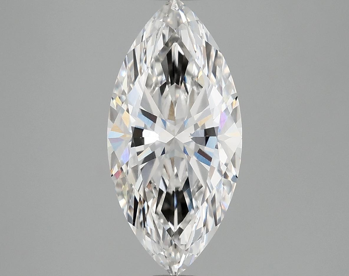 2.53 Carat Marquise Shaped Excellent Cut VVS2 IGI Certified Lab Grown Diamond