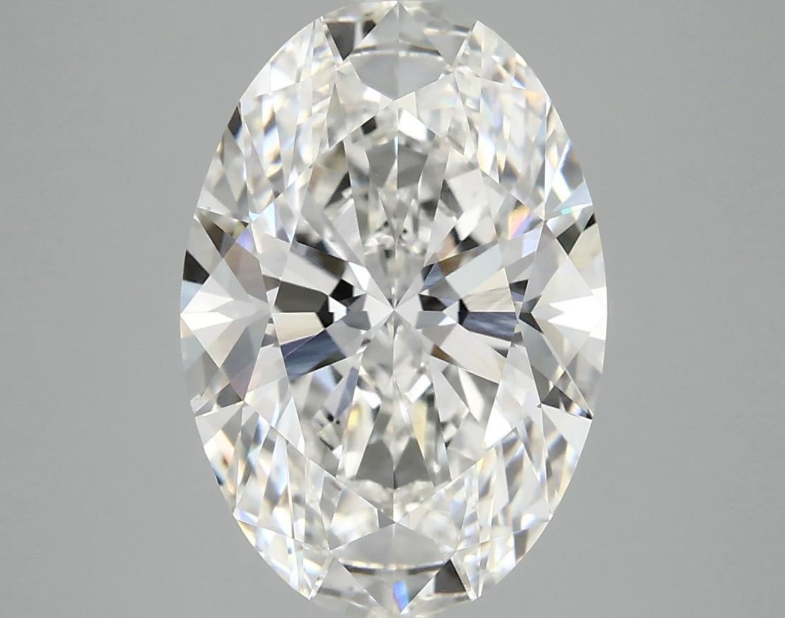 3.85 Carat Oval Shaped Ideal Cut VVS2 IGI Certified Lab Grown Diamond